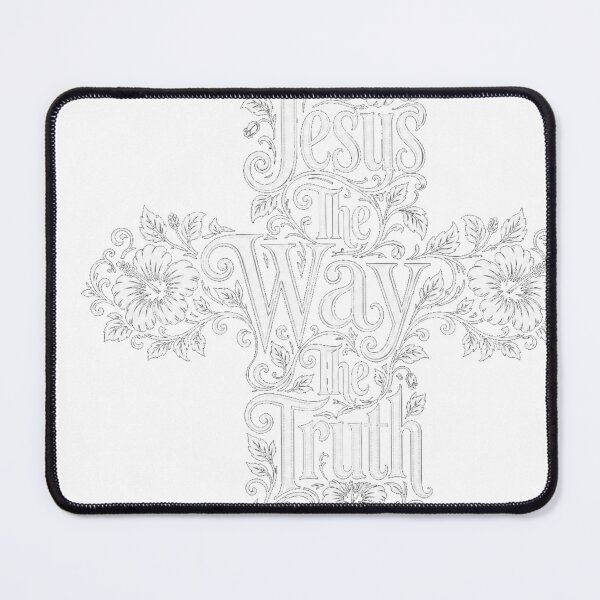 Item preview, Jesus The Way The Truth The Life Christian Cross designed and sold by JMDesignHub.
