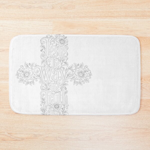 Item preview, Jesus The Way The Truth The Life Christian Cross designed and sold by JMDesignHub.