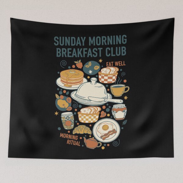 Item preview, Breakfast Sunday Morning Breakfast Club Brunch designed and sold by LuminOrb.
