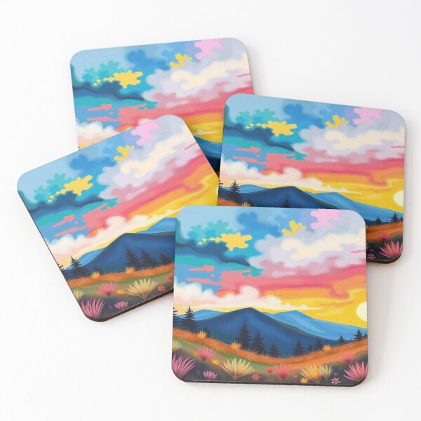 Item preview, Landscape Colorful Nature Painting  designed and sold by AllAroundArtist.