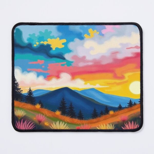 Item preview, Landscape Colorful Nature Art designed and sold by AllAroundArtist.
