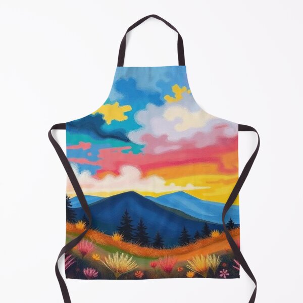 Item preview, Landscape Colorful Nature Painting designed and sold by AllAroundArtist.