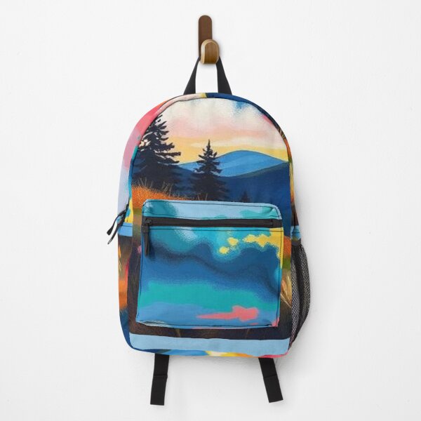 Item preview, Landscape Colorful Nature Painting designed and sold by AllAroundArtist.