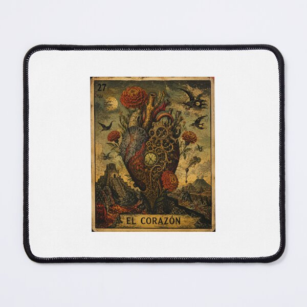 Item preview, Sacred Heart & Mayan Pyramids Gothic Fantasy Wall Art designed and sold by marianka91.