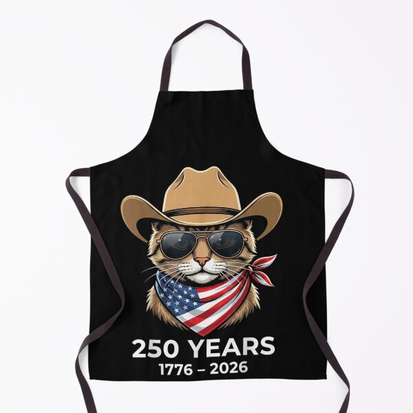 Item preview, 250 Years 1776 – 2026 American Patriot Cat Western Anniversary designed and sold by GrumpySableye.