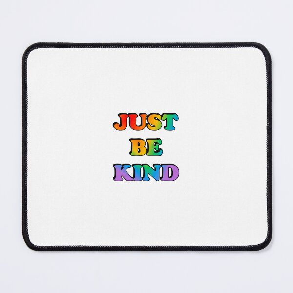 Item preview, Just be kind rainbow colors LGBT pride month designed and sold by Inspirationmotivation.