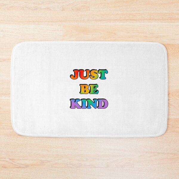 Item preview, Just be kind rainbow colors LGBT pride month designed and sold by Inspirationmotivation.