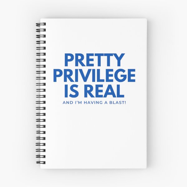 Item preview, Pretty Privilege Is Real | Funny Quote, Viral Meme & Graphic Slogan designed and sold by boldstuffshop.