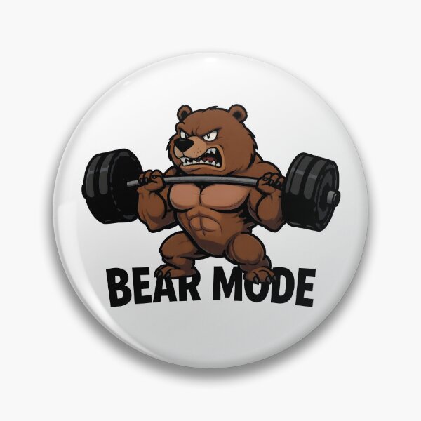 Item preview, Bear Mode Funny Weightlifting Gym Workout designed and sold by Nuvoro Gifts.
