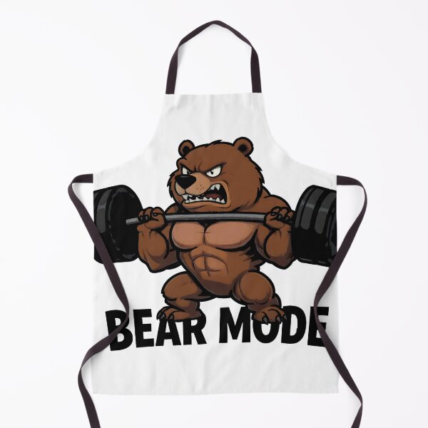 Item preview, Bear Mode Funny Weightlifting Gym Workout designed and sold by Nuvoro Gifts.