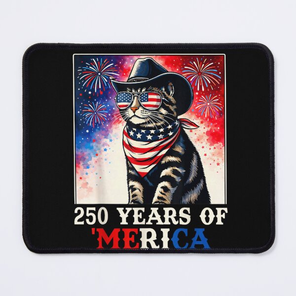 Item preview, 250 Years Of 'Merica Patriotic Cat USA History designed and sold by GrumpySableye.