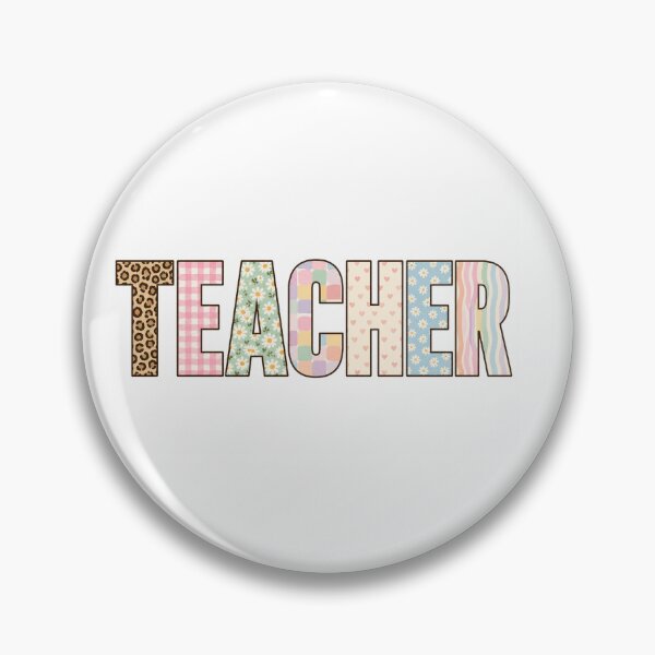 Item preview, Retro Groovy Teacher – Pastel Pattern Aesthetic designed and sold by Prints-Things.