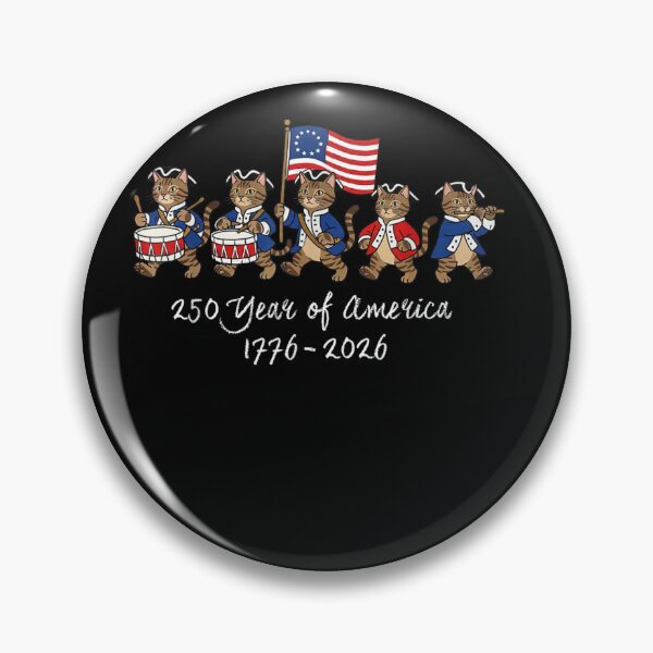 Item preview, 250 Year Of America 1776 - 2026 Patriotic Cats American History Anniversary designed and sold by GrumpySableye.