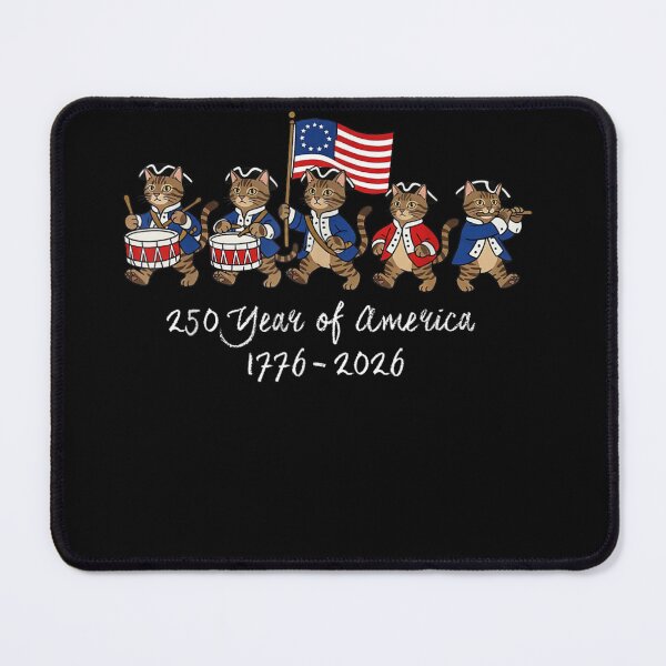 Item preview, 250 Year Of America 1776 - 2026 Patriotic Cats American History Anniversary designed and sold by GrumpySableye.
