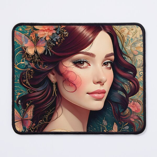 Item preview, Fairytale Dreamscape - Enchanted Botanical Portrait designed and sold by ToxicInkArt.