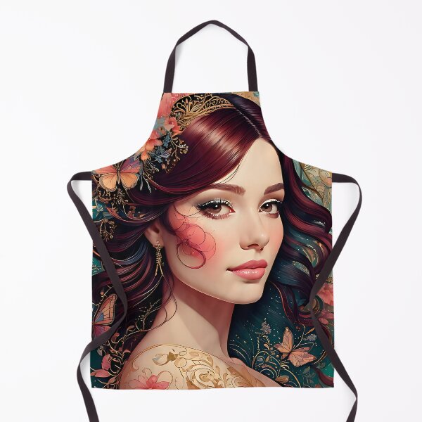 Item preview, Fairytale Dreamscape - Enchanted Botanical Portrait designed and sold by ToxicInkArt.