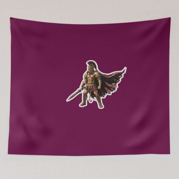 Item preview, Spartan Warrior Sticker - ancient greek soldier designed and sold by jmavila.