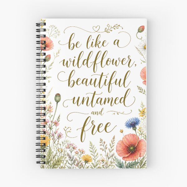 Item preview, Be Like A Wildflower Beautiful Untamed And Free Floral Art designed and sold by Luna-Flow.