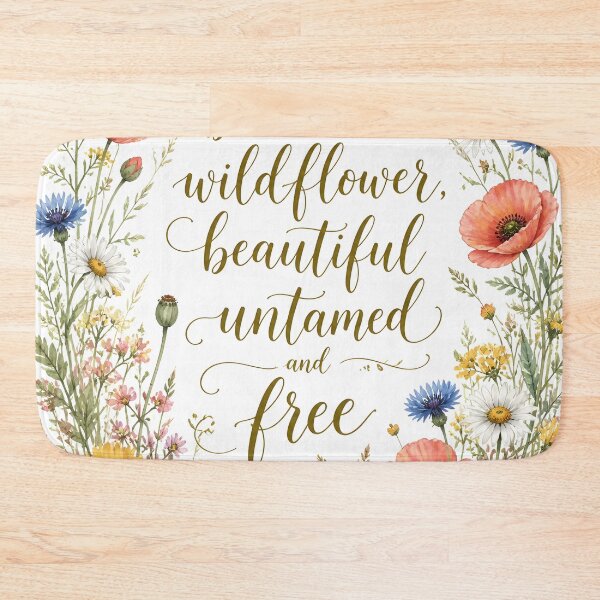 Item preview, Be Like A Wildflower Beautiful Untamed And Free Floral Art designed and sold by Luna-Flow.