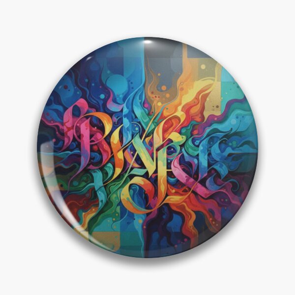 Item preview, Paris Abstract – Colorful Calligraphy Design designed and sold by Dogandesighn.