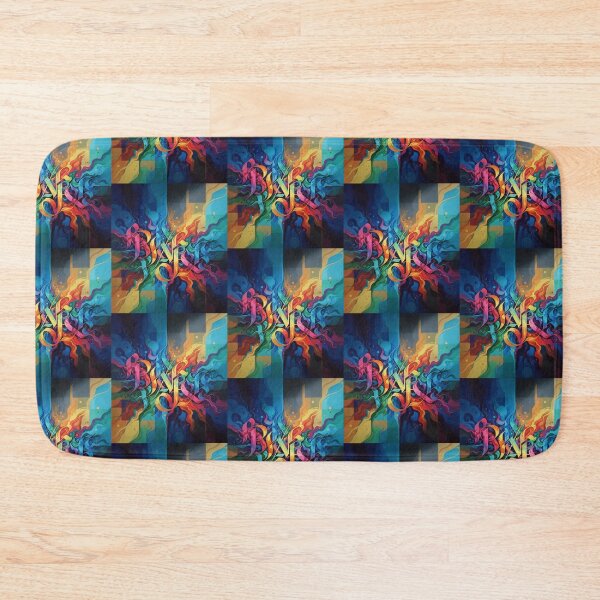 Item preview, Paris Abstract – Colorful Calligraphy Design designed and sold by Dogandesighn.