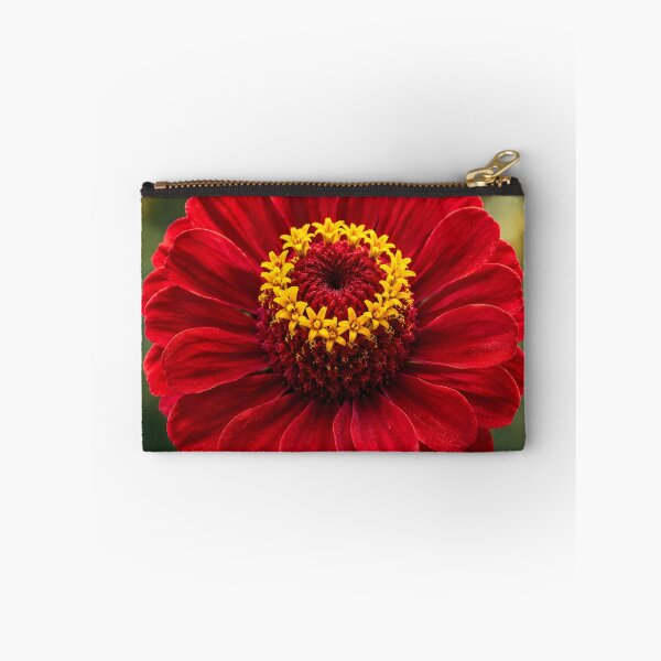 Item preview, Luxury Botanical Serenity – Scarlet Zinnia designed and sold by Violafleurviolett.