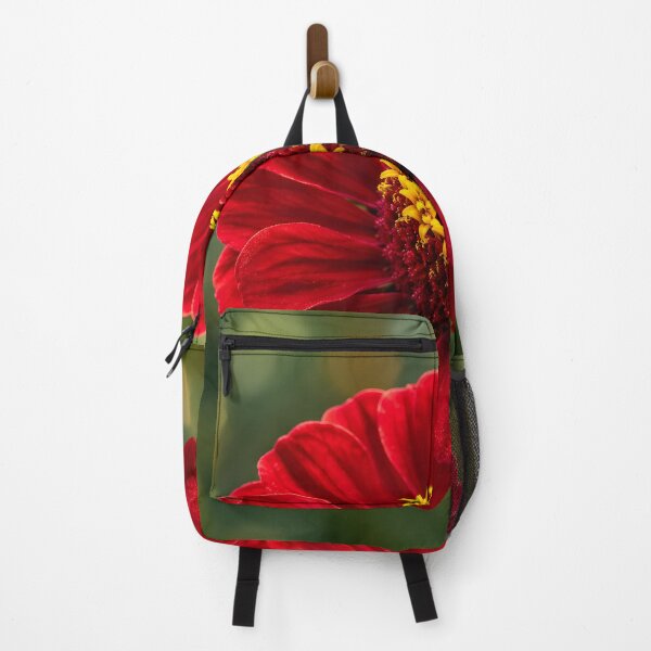Item preview, Luxury Botanical Serenity – Scarlet Zinnia designed and sold by Violafleurviolett.