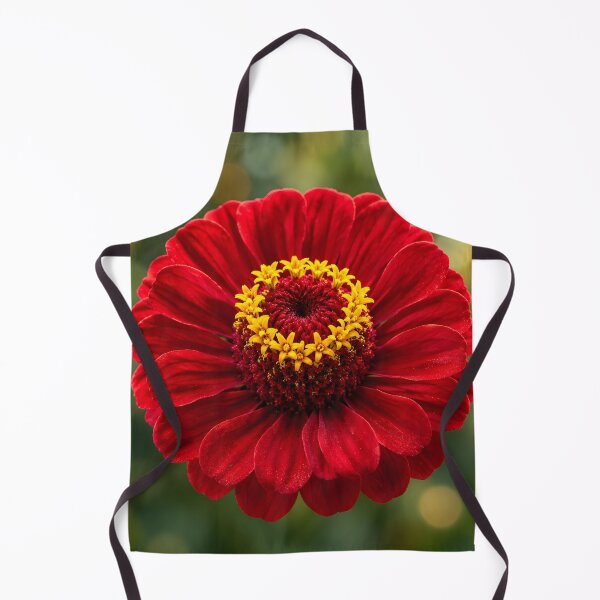 Item preview, Luxury Botanical Serenity – Scarlet Zinnia designed and sold by Violafleurviolett.