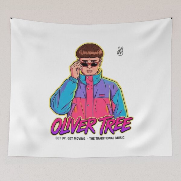 Item preview, Oliver Tree Retro 90s Bowl Cut Vaporwave Style . designed and sold by TrendForge.