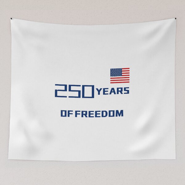 Item preview, 250 YEARS OF FREEDOM – America 250 Semiquincentennial Tee | Uncle Jichuan designed and sold by Uncle-Jichuan.