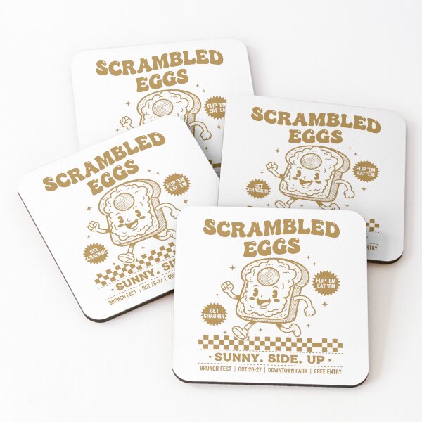 Item preview, Breakfast Funny Brunch Scrambled Eggs Sunny Side designed and sold by LuminOrb.
