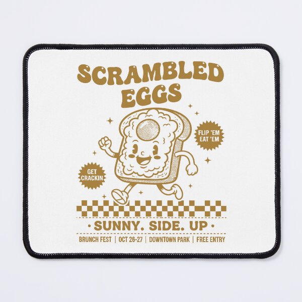 Item preview, Breakfast Funny Brunch Scrambled Eggs Sunny Side designed and sold by LuminOrb.
