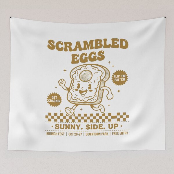 Item preview, Breakfast Funny Brunch Scrambled Eggs Sunny Side designed and sold by LuminOrb.