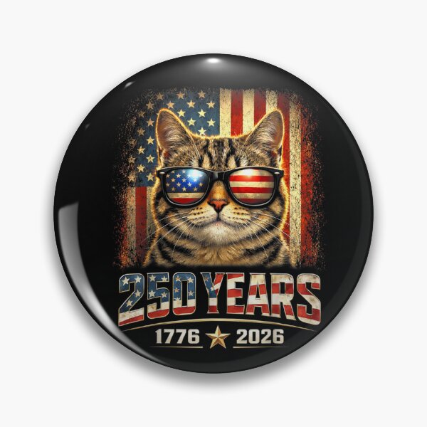 Item preview, 250 Years 1776 ⭐ 2026 American Patriot Cat Independence designed and sold by GrumpySableye.