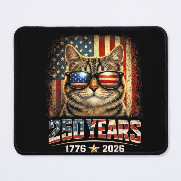 Item preview, 250 Years 1776 ⭐ 2026 American Patriot Cat Independence designed and sold by GrumpySableye.