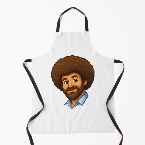 Item preview, Bob Ross Pixel Portrait Fan Art designed and sold by ANiyati.