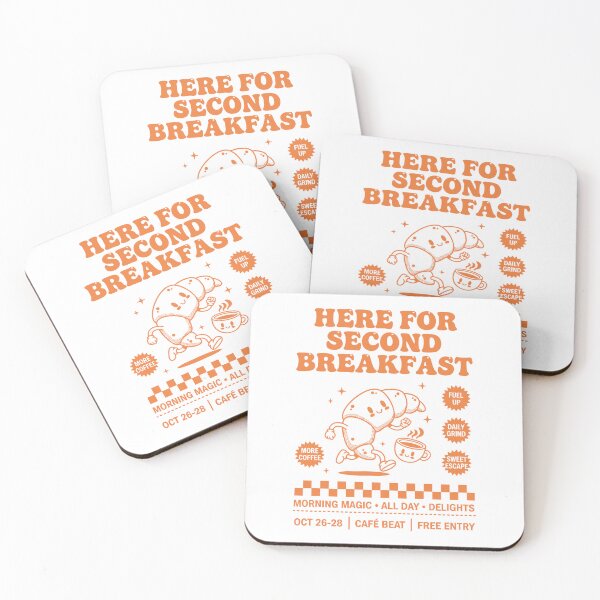 Item preview, Breakfast Funny Brunch Coffee Second Breakfast designed and sold by LuminOrb.
