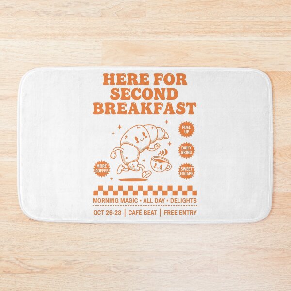 Item preview, Breakfast Funny Brunch Coffee Second Breakfast designed and sold by LuminOrb.