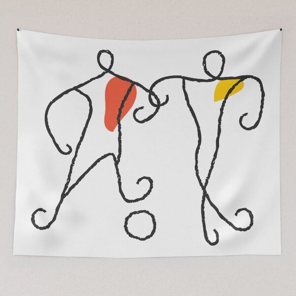 Item preview, Minimalist Football Players World Cup Print designed and sold by missbobbit.