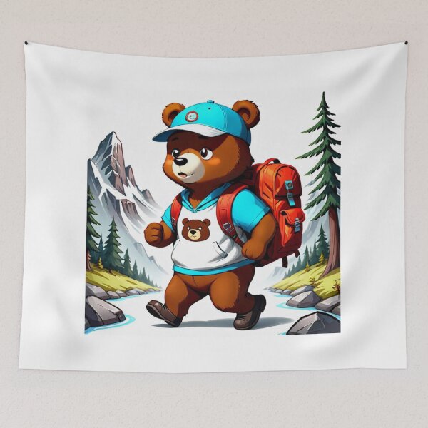 Item preview, Adventurous bear designed and sold by ZeusGallery.