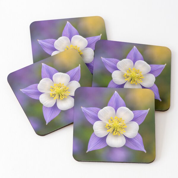 Item preview, Luxury Botanical - Blue Columbine designed and sold by ViolafleurViolett.
