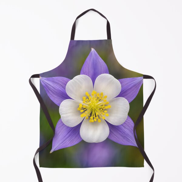 Item preview, Luxury Botanical - Blue Columbine designed and sold by ViolafleurViolett.