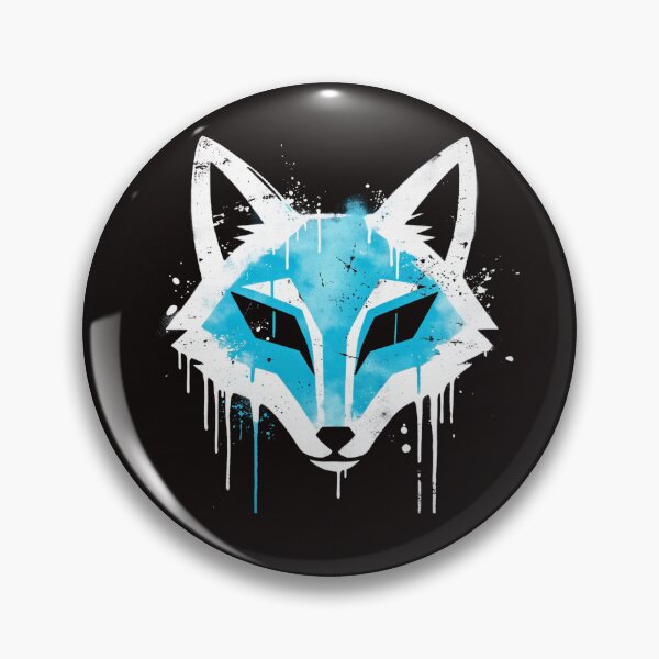 Item preview, Neon Cyan Esports Fox Gaming Mascot designed and sold by MagsMarC.