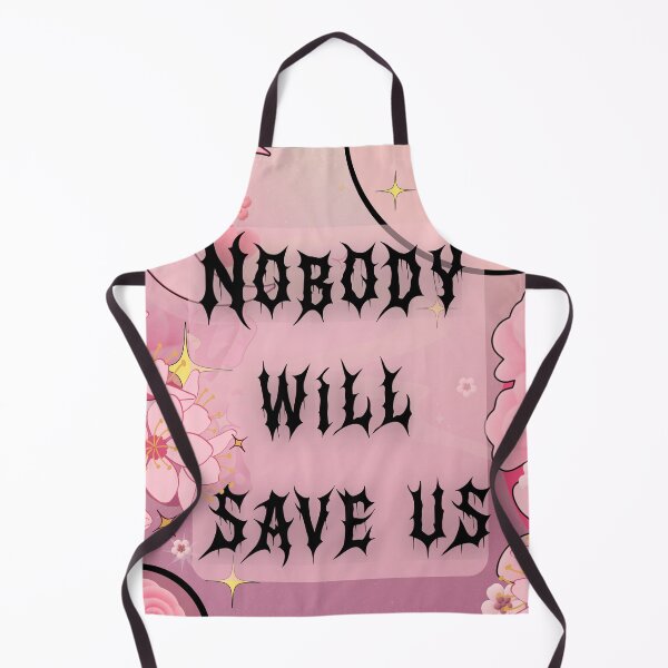Item preview, Nobody Will Save US soft pastel gradients sharp gothic black typography designed and sold by mooncakekaro.