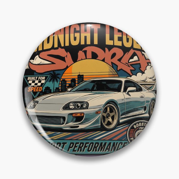 Item preview, Retro JDM Drift Legend Midnight Street Racing Import Car designed and sold by Vermanartist.