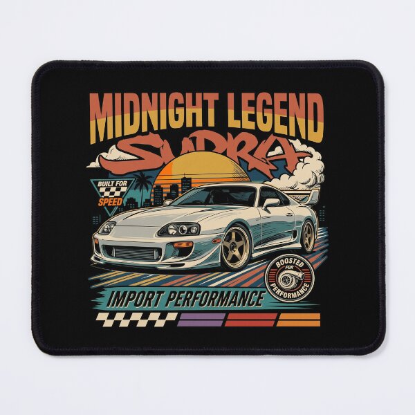 Item preview, Retro JDM Drift Legend Midnight Street Racing Import Car designed and sold by Vermanartist.