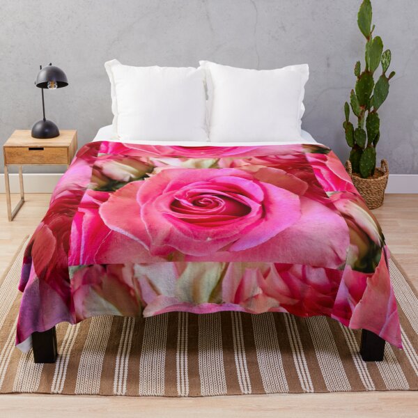 Item preview, Vibrant Pink Rose Bouquet Floral Photography designed and sold by BalkanBloom.