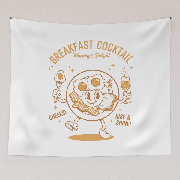 Item preview, Breakfast Cocktail Mornings Delight Funny Brunch designed and sold by LuminOrb.
