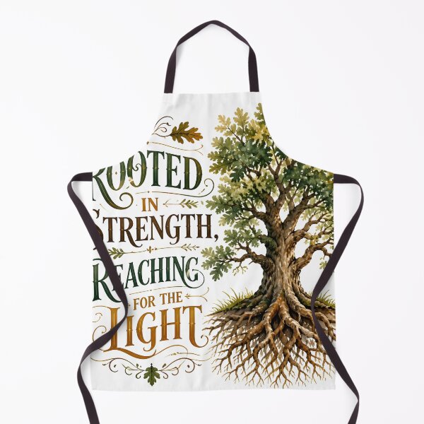 Item preview, Rooted In Strength Reaching For The Light Oak Tree Art designed and sold by Luna-Flow.