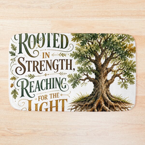 Item preview, Rooted In Strength Reaching For The Light Oak Tree Art designed and sold by Luna-Flow.